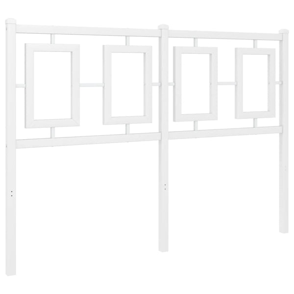 Weißes Metallkopfteil Romelia 120cm