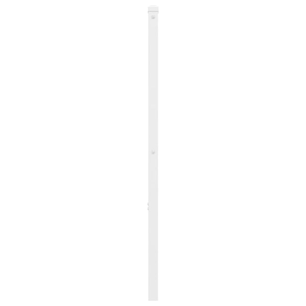 Weißes Metallkopfteil Romelia 120cm
