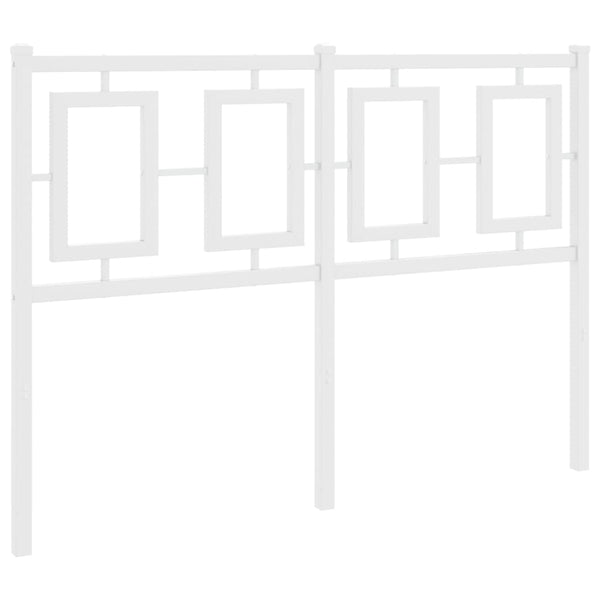 Weißes Metallkopfteil Romelia 120cm