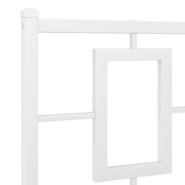 Weißes Metallkopfteil Romelia 120cm