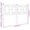 Weißes Metallkopfteil Romelia 120cm
