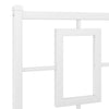 Weißes Metallkopfteil Romelia 193cm