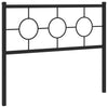 Schwarzes Metallkopfteil Suhar 107 cm
