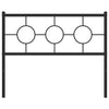 Schwarzes Metallkopfteil Suhar 107 cm