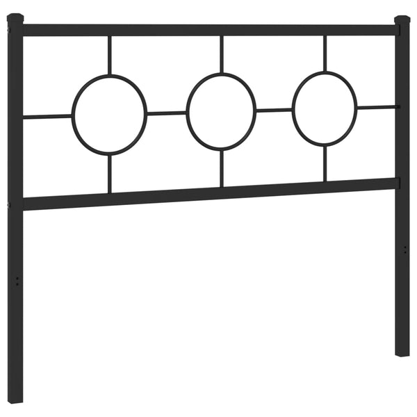 Schwarzes Metallkopfteil Suhar 107 cm
