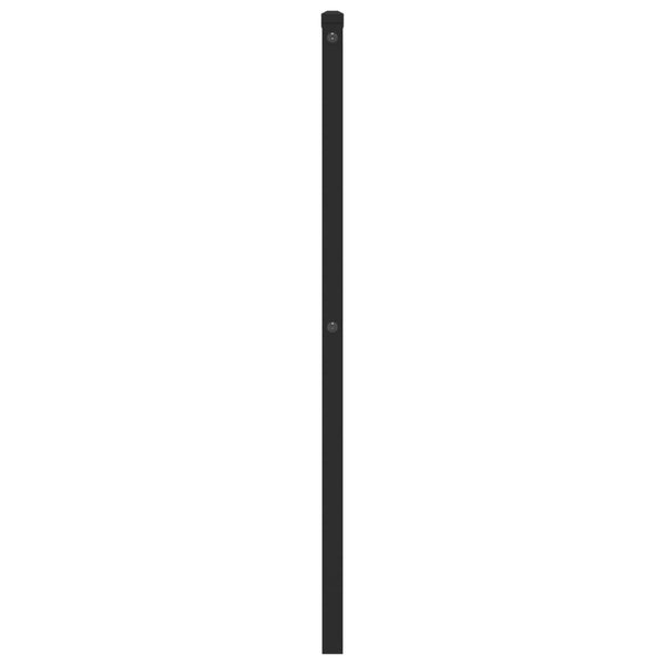 Schwarzes Metallkopfteil Suhar 107 cm
