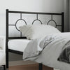 Schwarzes Metallkopfteil Suhar 107 cm