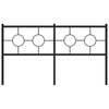 Schwarzes Metallkopfteil Suhar 150 cm