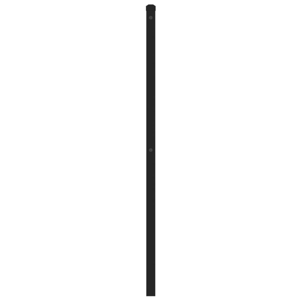 Schwarzes Metallkopfteil Suhar 150 cm