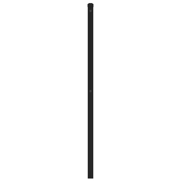 Musta metallinen sängynpääty Suhar 200cm