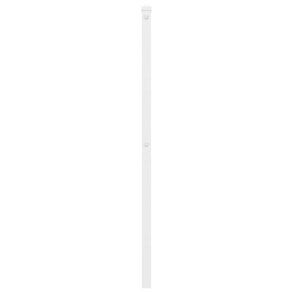Weißes Metallbettgestell Suhar 80cm