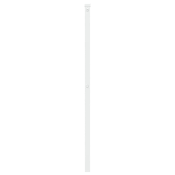 Weißes Metallbettgestell Suhar 107cm