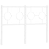 Weißes Metallkopfteil Suhar 120cm
