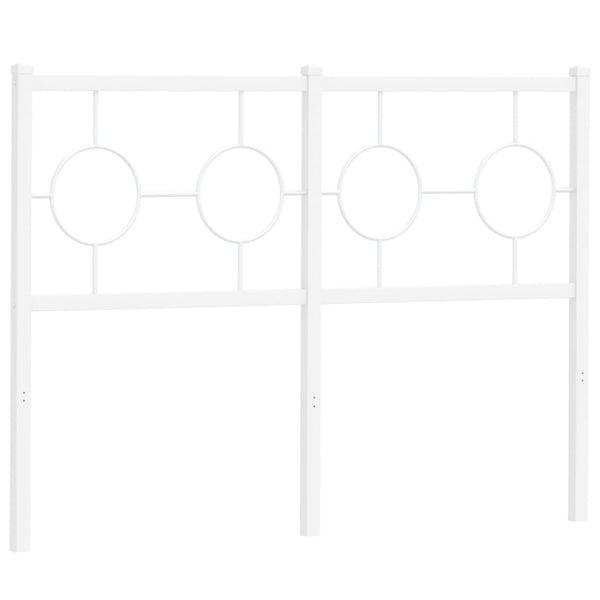 Weißes Metallkopfteil Suhar 120cm