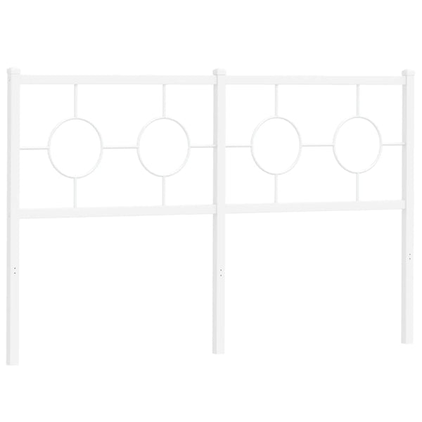 Weißes Bettkopfteil Suhar 140cm