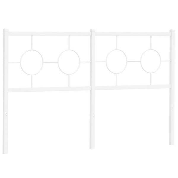 Weißes Bettkopfteil Suhar 140cm
