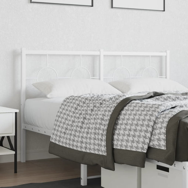 Weißes Bettkopfteil Suhar 140cm