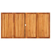 Beiger Gartentisch Geler 180x90x75cm (Polyrattan und Akazienholz)