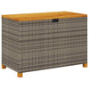 Gartentruhe Osinela 110x55x63cm Grau (Polyrattan)