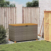 Gartentruhe Osinela 110x55x63cm Grau (Polyrattan)