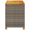 Gartentruhe Osinela 110x55x63cm Grau (Polyrattan)