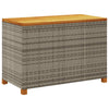 Gartentruhe Osinela 110x55x63cm Grau (Polyrattan)