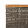 Gartentruhe Osinela 110x55x63cm Grau (Polyrattan)