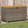 Gartentruhe Osinela 110x55x63cm Grau (Polyrattan)