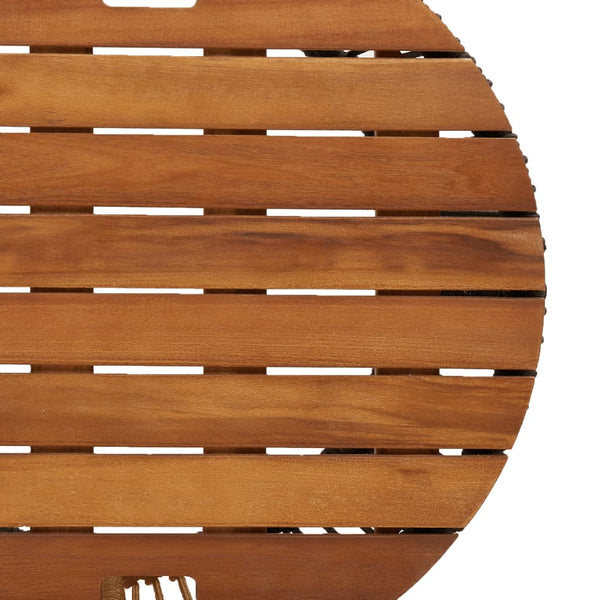 Beige Hilte Beistelltische (2er Set Holztischplatte Polyrattan)