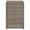 Grauer Propangasflaschen-Abdecktisch Brumhilda 40x40x60cm (Polyrattan)