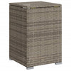 Grauer Propangasflaschen-Abdecktisch Brumhilda 40x40x60cm (Polyrattan)
