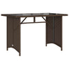 Brauner Gartentisch Glenwood 110x68x70cm (Polyrattan)