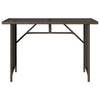 Brauner Gartentisch Glenwood 110x68x70cm (Polyrattan)
