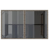 Harmaa puutarhapöytä Glenwood 110x68x70cm (polyrottinki)