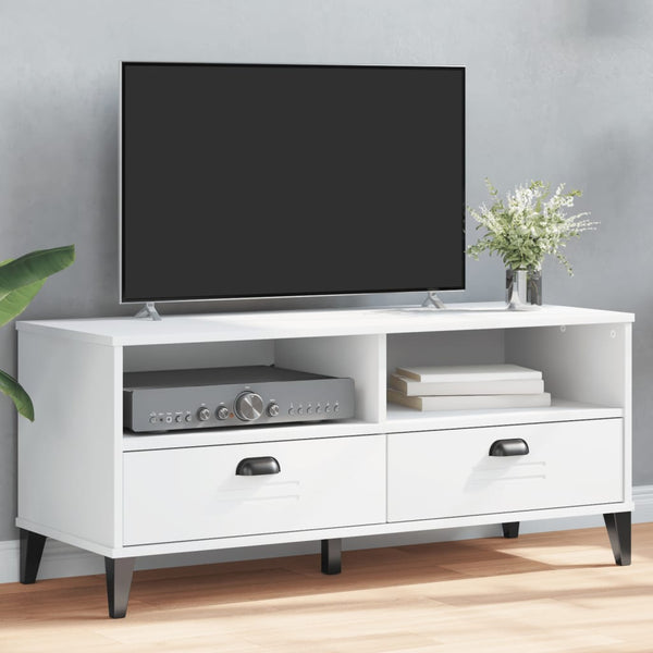 Weißer TV-Schrank Viken Srdjan (Holz)