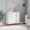 Weißes Sideboard Viken Slelian 80x40x80cm (Holz)
