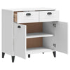 Weißes Sideboard Viken Slelian 80x40x80cm (Holz)