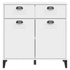 Weißes Sideboard Viken Slelian 80x40x80cm (Holz)