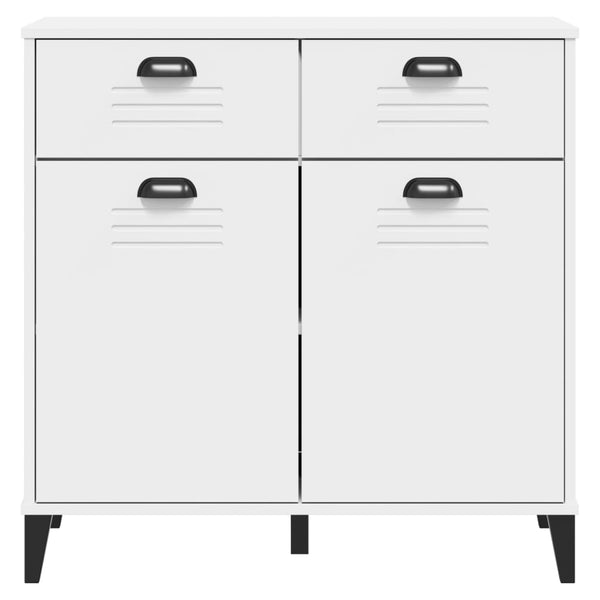 Weißes Sideboard Viken Slelian 80x40x80cm (Holz)