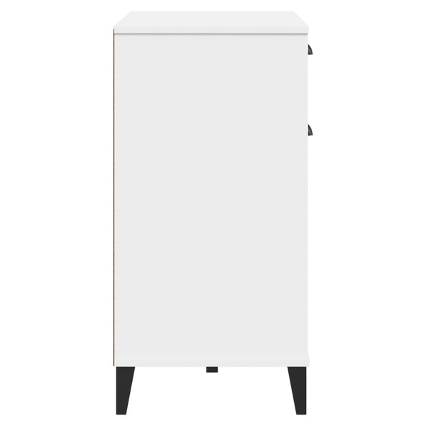 Weißes Sideboard Viken Slelian 80x40x80cm (Holz)