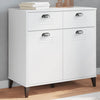 Weißes Sideboard Viken Slelian 80x40x80cm (Holz)