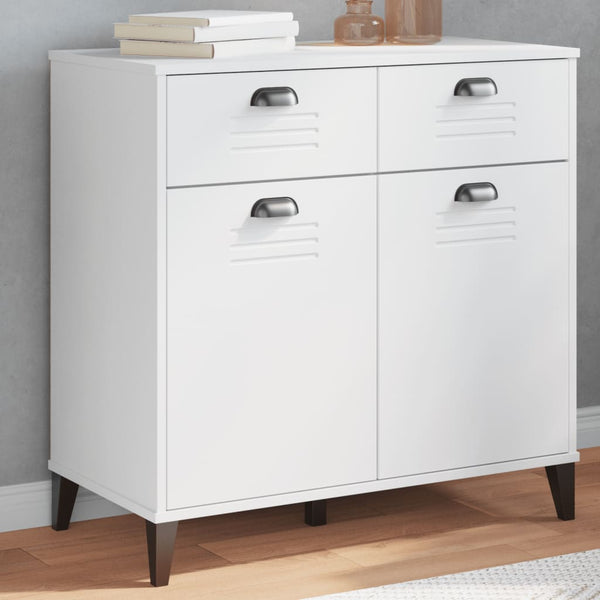 Weißes Sideboard Viken Slelian 80x40x80cm (Holz)