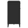Schwarzes Sideboard Viken Slelian 80x40x80cm (Holz)