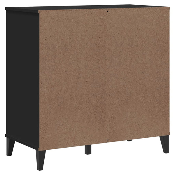 Schwarzes Sideboard Viken Slelian 80x40x80cm (Holz)