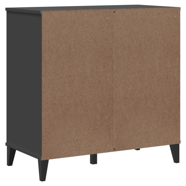 Anthrazitgraues Sideboard Viken Slelian 80x40x80cm (Holz)