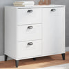 Weißes Sideboard Viken Dache 80x40x80cm (Holz)