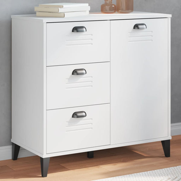 Weißes Sideboard Viken Dache 80x40x80cm (Holz)