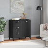 Schwarzes Sideboard Viken Dache 80x40x80cm (Holz)