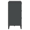 Anthrazitgraues Sideboard Viken Dache 80x40x80cm (Holz)