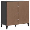 Anthrazitgraues Sideboard Viken Dache 80x40x80cm (Holz)